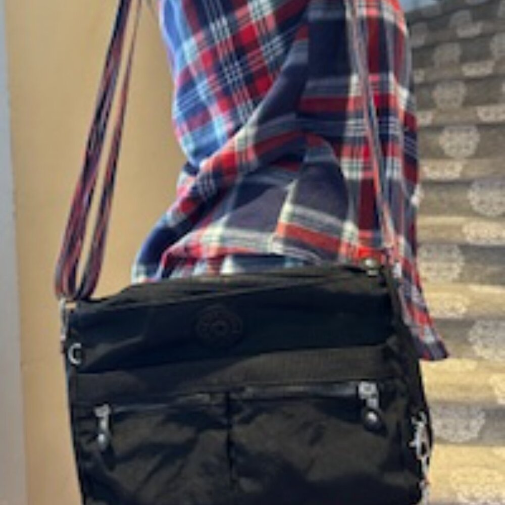 KIPLING Crossbody Bag with colorful adjustable strap - VERY GOOD CONDITION - Picture 9 of 13